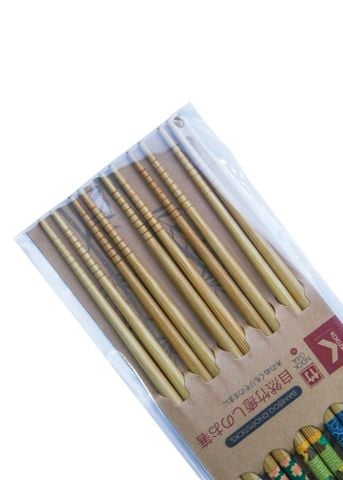  Đũa tre Nhật Bản vỉ 5 đôi Kokusai 23.5cm NDCK-04A 