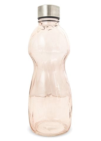  Bình thủy tinh borosilicate chịu nhiệt nắp kim loại La Fonte màu hồng 800ml - 011464-PIN 