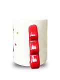  Cốc sứ La Fonte tráng men (410ml - 013437-RED) 