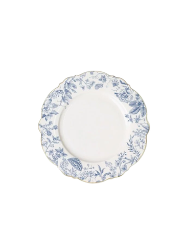  Dĩa sứ xương cao cấp Moriitalia viền hoa( 27.8cm - 014434) 