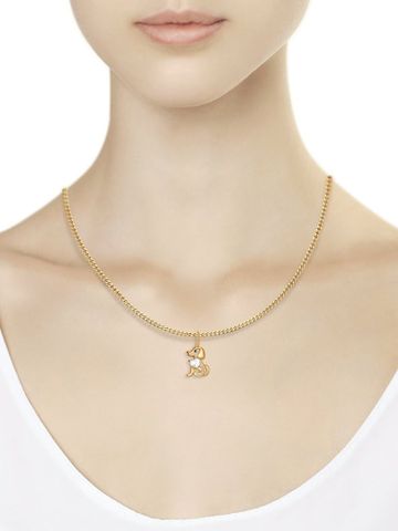 Mặt dây chuyền bằng  vàng "cún xinh" -  035281
