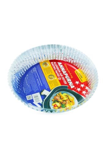 Hình ảnh BỘ 20 KHAY NHÔM LÓT CHỐNG DÍNH NỒI CHIÊN KHÔNG DẦU HÌNH TRÒN  - 011396