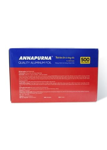 Hình ảnh NHÔM LÁ TỜ BỌC THỰC PHẨM IN NỔI VÂN KIM CƯƠNG ANNAPURNA 22.86 CM X 27.3 CM - MNTP59011228