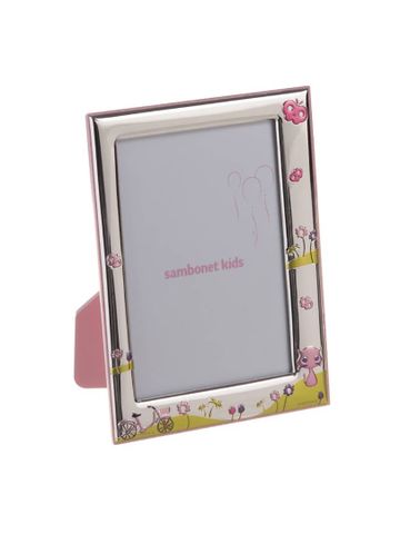  Khung ảnh trang trí Sambonet JENNY THE BIKE 9x13cm màu hồng - 59661-11 
