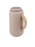  Bình Giữ Nhiệt Chân Không Cán Gỗ La Fonte-1000 ML-014755-BEI 