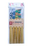  Đũa tre Nhật Bản vỉ 5 đôi Kokusai 23.5cm NDCK-04A 