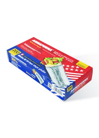 Hình ảnh NHÔM LÁ TỜ BỌC THỰC PHẨM IN NỔI VÂN KIM CƯƠNG ANNAPURNA 30.48 CM X 27.3 CM - MNTP59011211