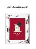  Khung ảnh tốt nghiệp hình cú,kích thước 13x18 mạ bạc hiệu VALENTI  - 510484L 