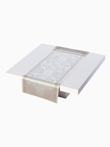 Khăn Trải Bàn RUNNER AZULEJOS GREY màu xám 55X150 100% COTTON - 19912