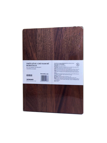 Thớt Gỗ Óc Chó Nam Mỹ Moriitalia (30 cm x 20 cm x 2 cm) - THOT00014885 
