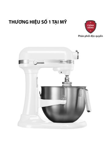  Máy trộn Bát nâng chuyên nghiệp 6.9l màu trắng KitchenAid - 5KSM7590WWH 