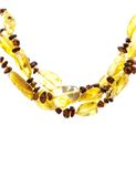  Chuỗi hạt cườm trang sức Amber Jewelry bằng đá hổ phách thiên nhiên (Plum wild) - 6004203478 