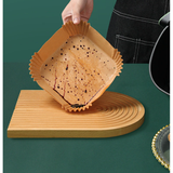  Bộ 50 khay giấy lót chống dính nồi chiên không dầu hình vuông Lafonte 004350-BRO 