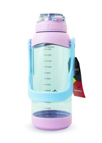  Bình nước thể thao có tay xách La Fonte màu xanh 1600ml - 011600-BLU 