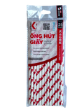  Ống hút giấy phân hủy sinh học Kokusai 6mm x 197mm (25 ống/túi) - 180688 