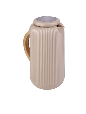  Bình Giữ Nhiệt Chân Không Cán Gỗ La Fonte-1000 ML-014755-BEI 