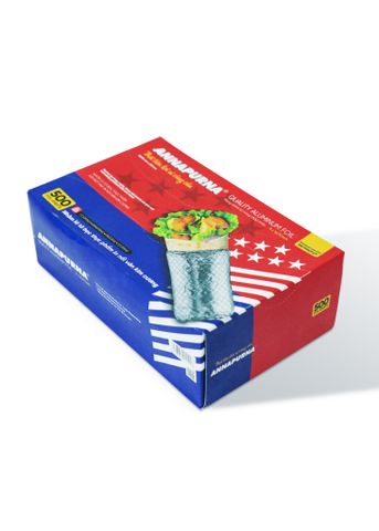 Hình ảnh NHÔM LÁ TỜ BỌC THỰC PHẨM IN NỔI VÂN KIM CƯƠNG ANNAPURNA 22.86 CM X 27.3 CM - MNTP59011228