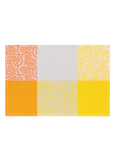 Khăn Trải Bàn PLACEMAT FLEURS KYOTO SUN 52X38 85%COTON15%ACRYLIC - 22098