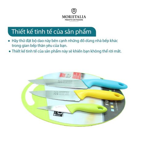 Bộ dao CS Fun4U 3 dao và 1 thớt - 032920