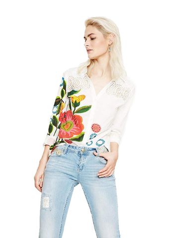  Áo dài tay nữ size  S,   72C2EG81000S,   Desigual   SS17-1 