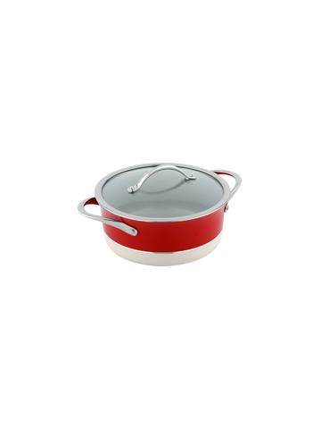 Hình ảnh NỒI NHÔM FUSSEN CS 24×10.5CM CÓ NẮP - 095222