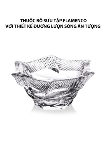  Khay pha lê lớn Flamenco Pyramid Bohemia 295mm 