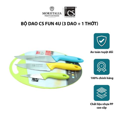 Hình ảnh BỘ DAO CS FUN4U 4 MÓN 032920 đa năng trong gian bếp