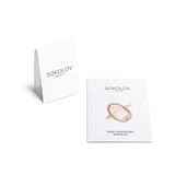  Bông tai Sokolov Honeycombs bằng vàng 585 đính đá swarovski cz - 81020321 