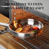  Chảo Inox304 CS ( 20 cm × 5 cm - 095581) 