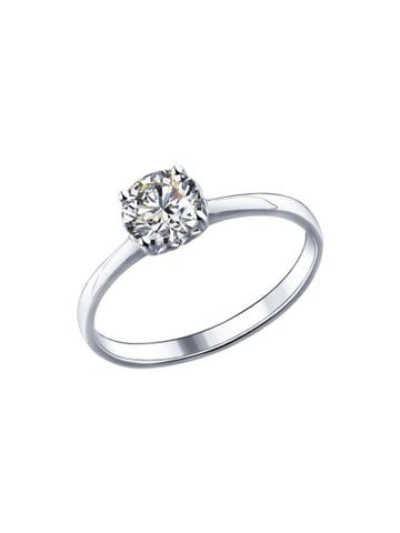 Combo Bông Tai Dài Bằng Vàng 585 Đính Kim Cương Zirconia Màu Xanh &  Nhẫn Bạc Đính Đá Swarovski Zirconia