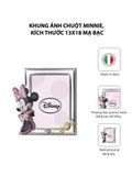  Khung ảnh chuột Minnie,kích thước 13x18 mạ bạc hiệu VALENTI  - D2354LRA 