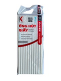  Ống hút giấy phân hủy sinh học Kokusai 6mm x 197mm (25 ống/túi) - 180688 