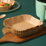  Bộ 50 khay giấy lót chống dính nồi chiên không dầu hình vuông Lafonte 004350-BRO 