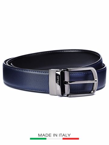 Thắt Lưng Da Nam Màu Đen Chất Liệu Da Bò OTTAVIANI, size 3.5cm- 87614