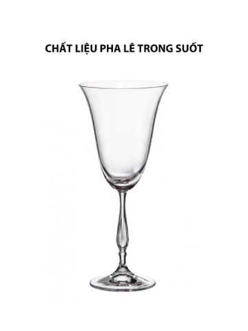  Bộ 6 ly vang đỏ pha lê Fregata Bohemia 350ml 