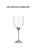  Bộ 6 ly vang đỏ pha lê Sitta Bohemia 490ml 