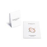  Bông tai Sokolov bạc hình chồn chuồn mạ vàng - 94022787 