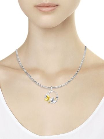 Mặt dây chuyền bạch kim 925, có đính đá cz - 94032045