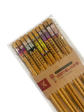  C Đũa Tre Nhật Bản Vỉ 5 Đôi Kokusai 23.5cmx7.5mm NDCK-04D 