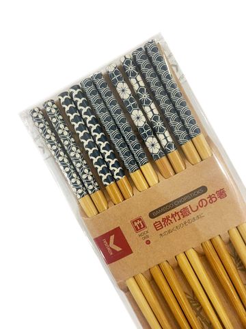  Đũa Tre Nhật Bản Vỉ 5 Đôi Kokusai 22.5cmx7.5mm NDCK-06B 