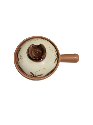 Hình ảnh NỒI SỨ CERAMIC DELAWARE CÓ TAY CẦM 800 ML -015066-BRO