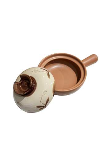 Hình ảnh NỒI SỨ CERAMIC DELAWARE CÓ TAY CẦM 800 ML -015066-BRO