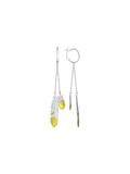  Combo Bông Tai Sokolov Bạc Mạ Vàng Đính Kim Cương Zirconia  &  Nhẫn Hình Hoa Cúc Bằng Bạc Mạ Vàng 