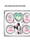  Khung ảnh chuột Minnie,kích thước 26x22 mạ bạc hiệu VALENTI  - D1225LRA 