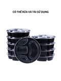  Hộp đựng thực phẩm Kokusai tròn 4 ngăn – HDK001472 