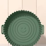  Khay nồi chiên không dầu La Fonte hình tròn bằng silicone chịu nhiệt - 012652-GRE 