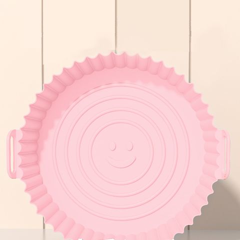 Hình ảnh KHAY NỒI CHIÊN KHÔNG DẦU LA FONTE HÌNH TRÒN BẰNG SILICONE CHỊU NHIỆT - 012638-PIN