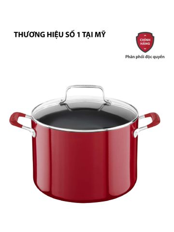  Nồi chống dính 7.6L KitchenAid có nắp đậy màu đỏ - KC2A80SCER 