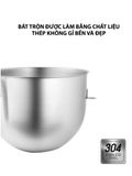  Thố trộn inox 7QT (6,7l) có tay cầm KitchenAid  KSMC7QBOWL 