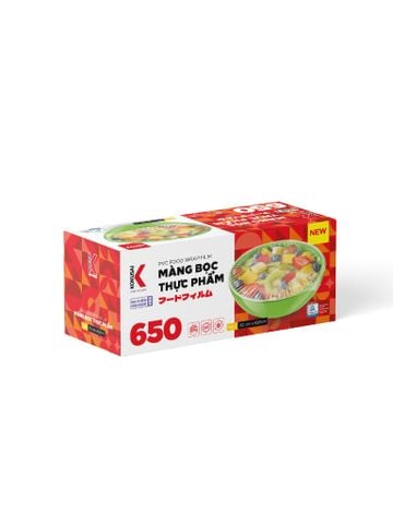 Hình ảnh [BAO BÌ MỚI] MÀNG BỌC TP KOKUSAI 650 - DAO NHỰA - MBTP00004534-M đa năng trong gian bếp